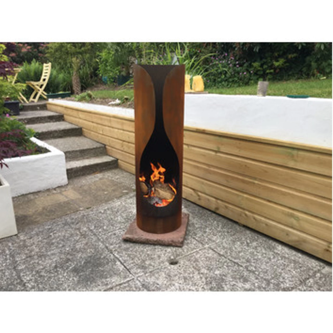 Outdoor/Garten Kamin Masaya Corten – Bild 3