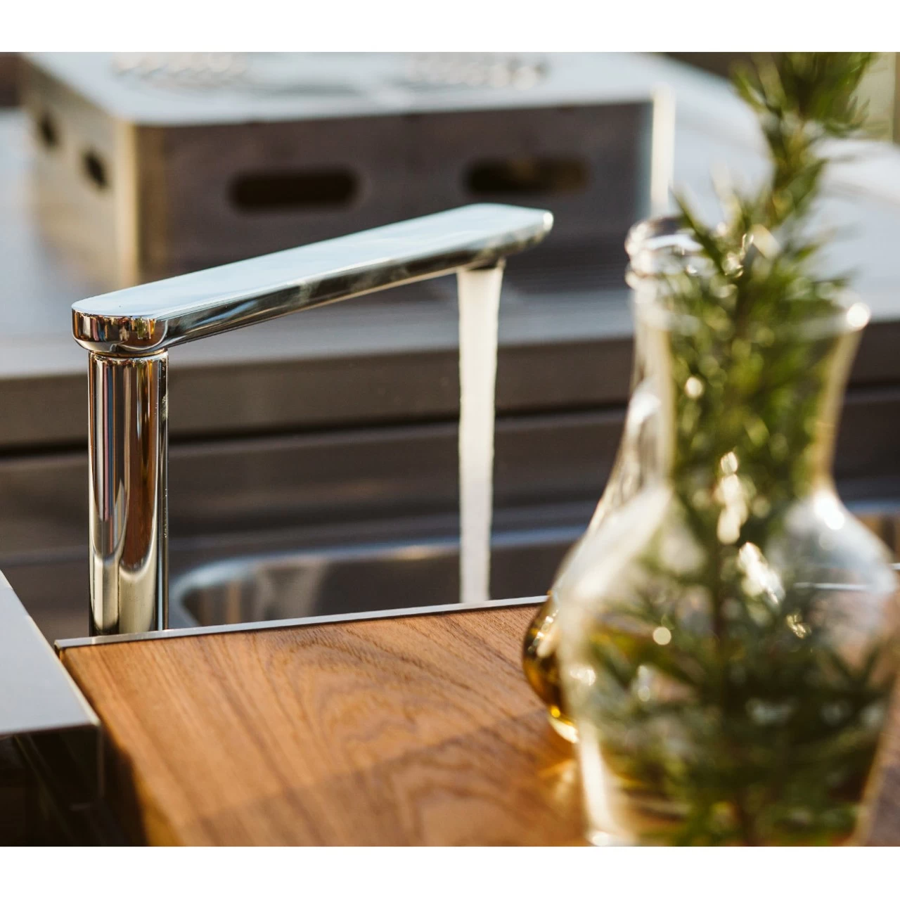 Narie Outdoor Kücheninsel Grill Schwarz – Bild 17