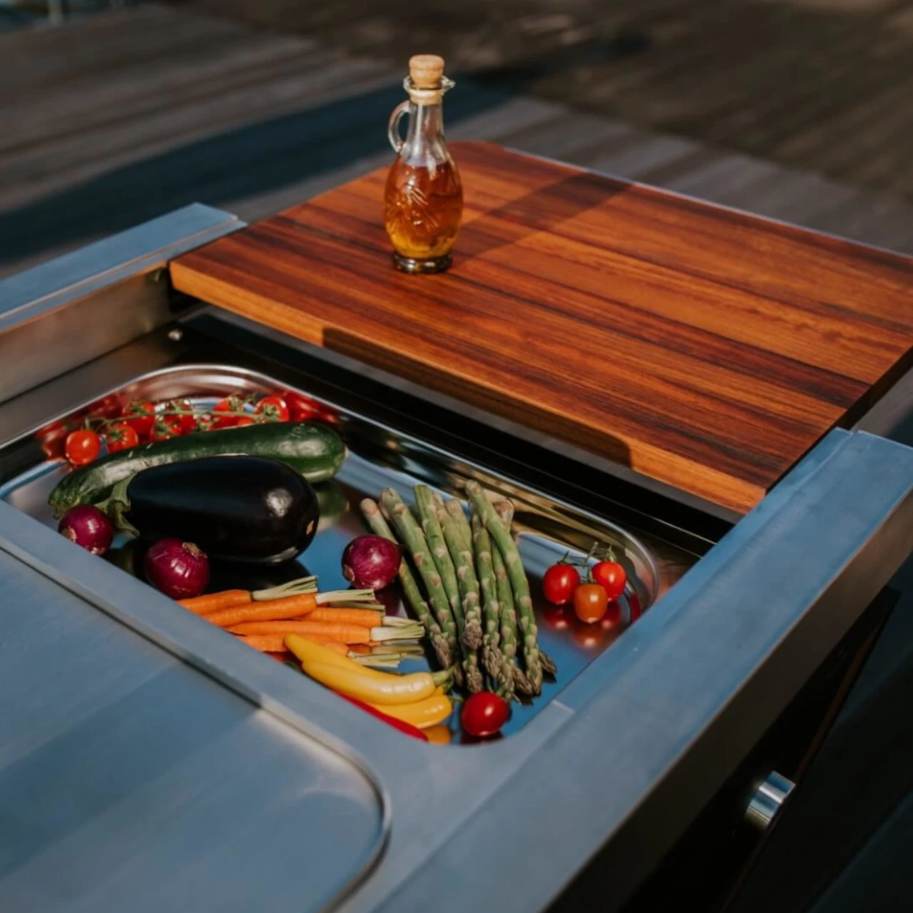 Narie Outdoor Kücheninsel Grill Cortenstahl – Bild 20