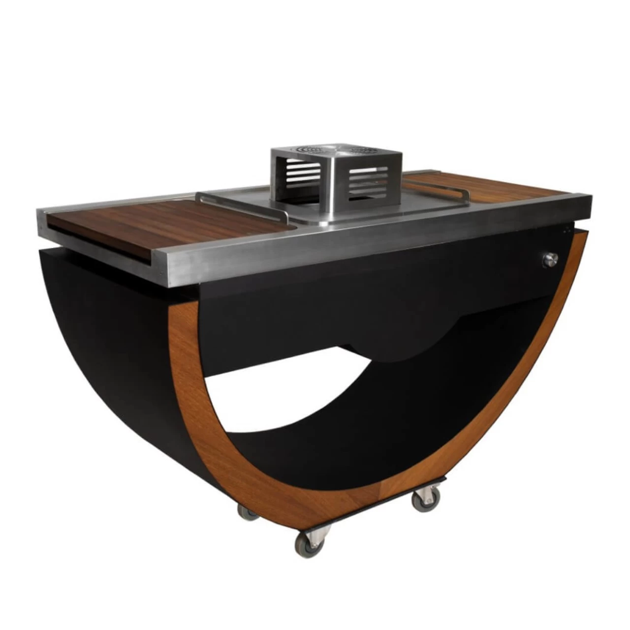 Narie Outdoor Kücheninsel Grill Schwarz – Bild 3