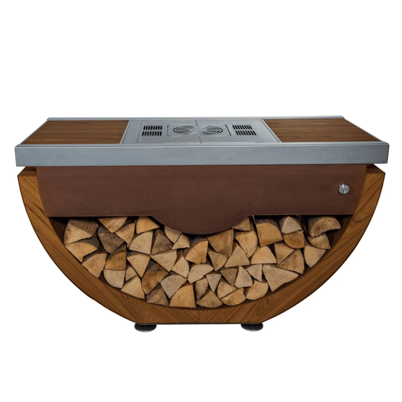 Narie Outdoor Kücheninsel Grill Cortenstahl – Bild 5