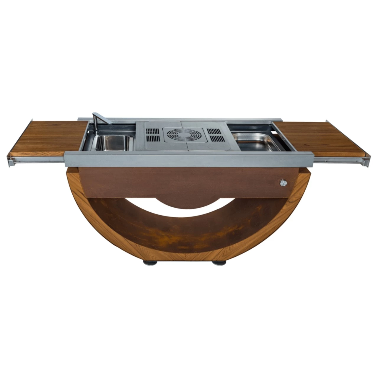 Narie Outdoor Kücheninsel Grill Cortenstahl – Bild 6