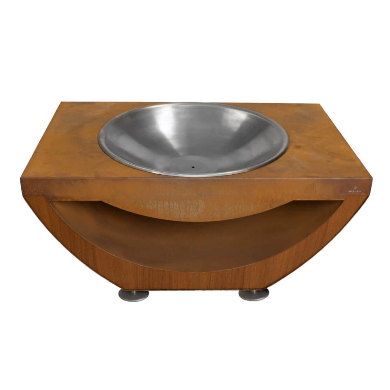 Narie Outdoor Feuerstelle / Feuerschale Cortenstahl – Bild 4