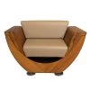 Narie Outdoor Sessel Cortenstahl Beige