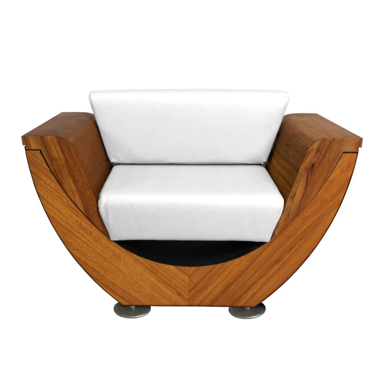 Narie Outdoor Sessel Schwarz Ice Weiß – Bild 3