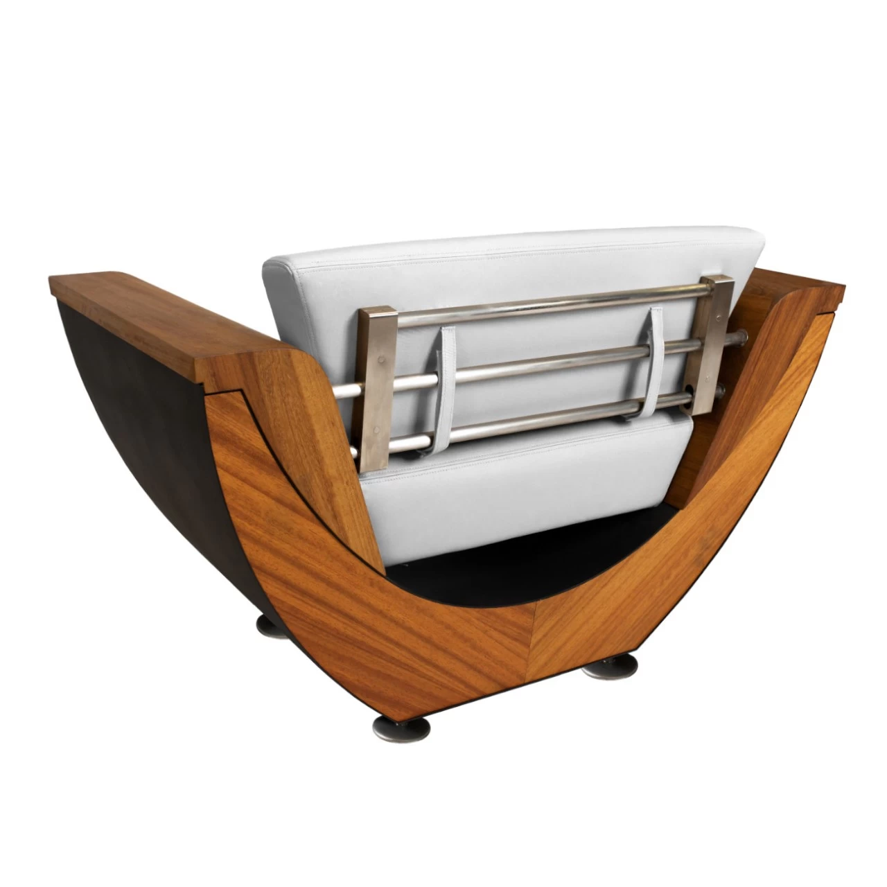 Narie Outdoor Sessel Schwarz Ice Weiß – Bild 4