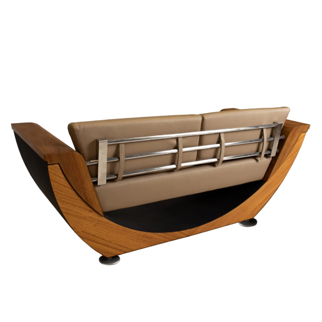 Narie Outdoor Sofa Schwarz Beige – Bild 5