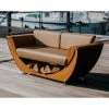 Narie Outdoor Sofa Schwarz Beige
