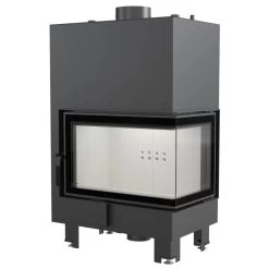 MBM10 Wassergeführter Rechtsverglaster Kamineinsatz 12kW