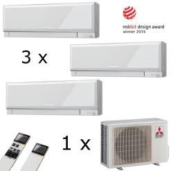 MultiSplit Klimaanlage Premium 1+1+3 KW Kühlen