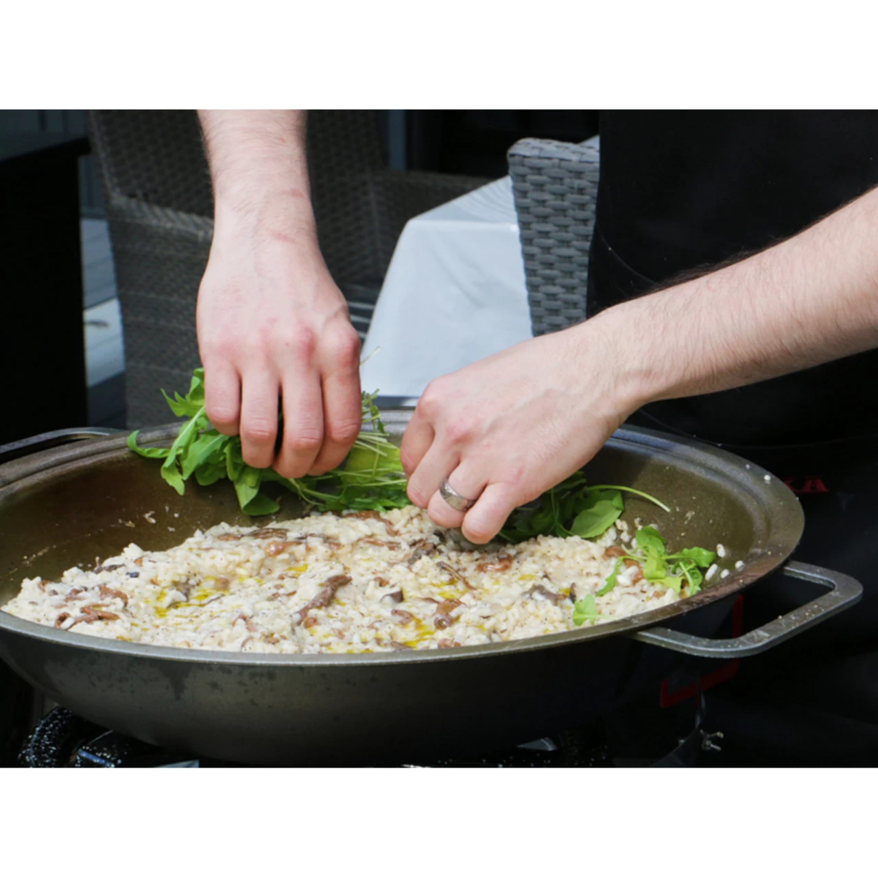 Muurikka Original Wok Pfanne Mit Tasche 43 Cm Ø Finnische Qualität – Bild 4