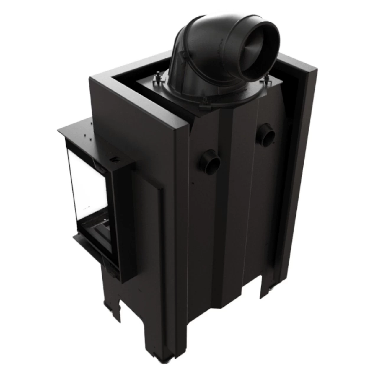 NBC 7 - 3 Seitiger Panorama Kamineinsatz 7kW Mit Schwenktür – Bild 5