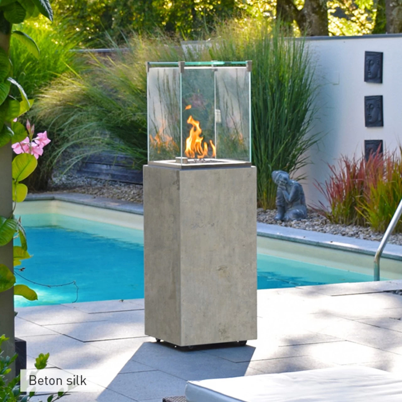 Neocube-o Beton Silk Terrassenstrahler / Heizstrahler