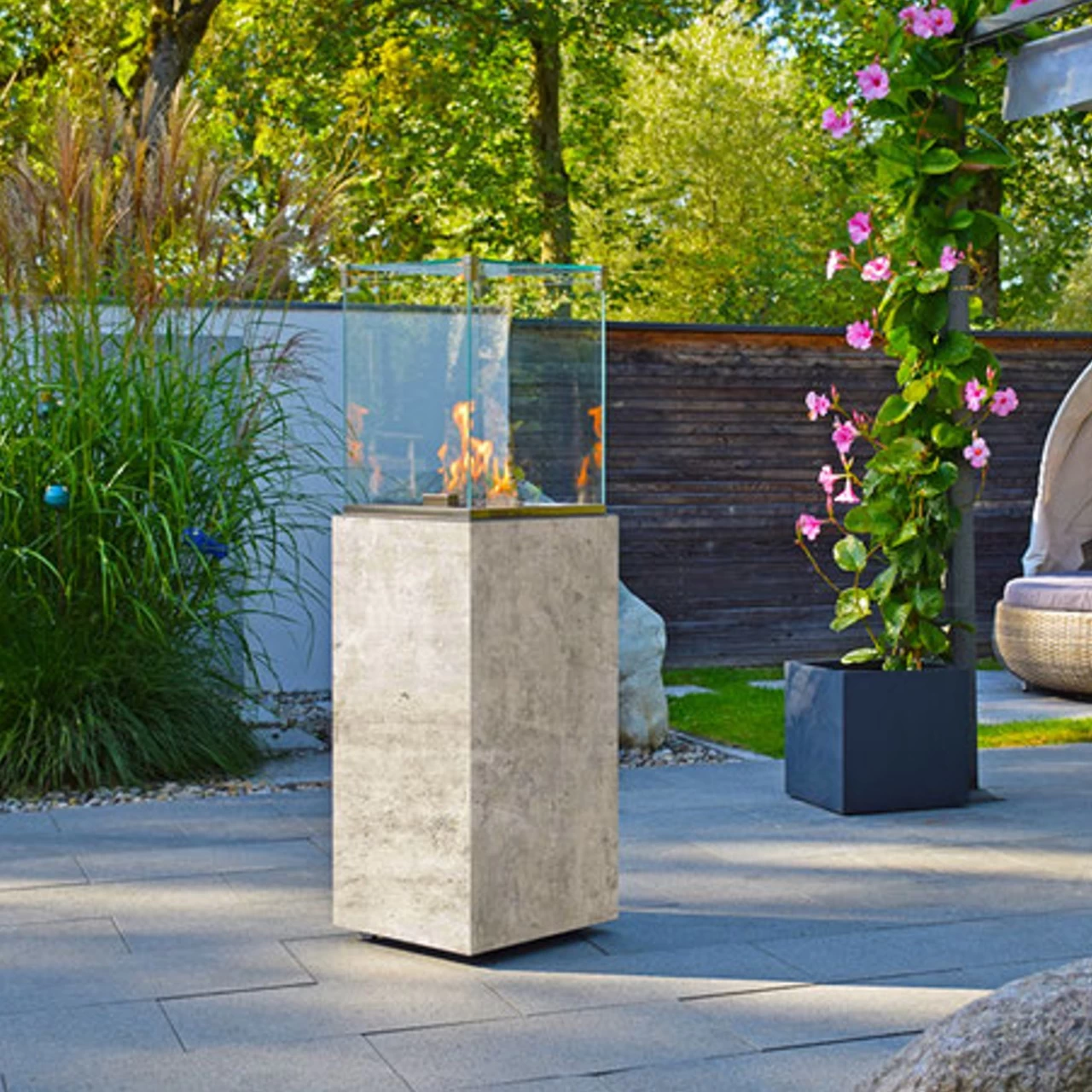 Neocube-o Beton Silk Terrassenstrahler / Heizstrahler – Bild 2