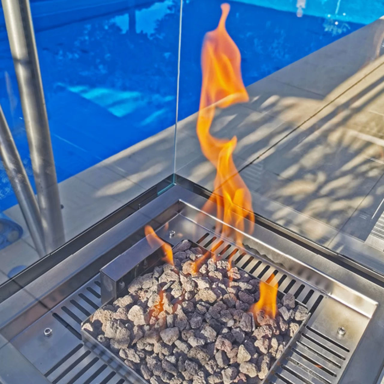 Neocube-o Calacatta Silk Terrassenstrahler / Heizstrahler – Bild 11