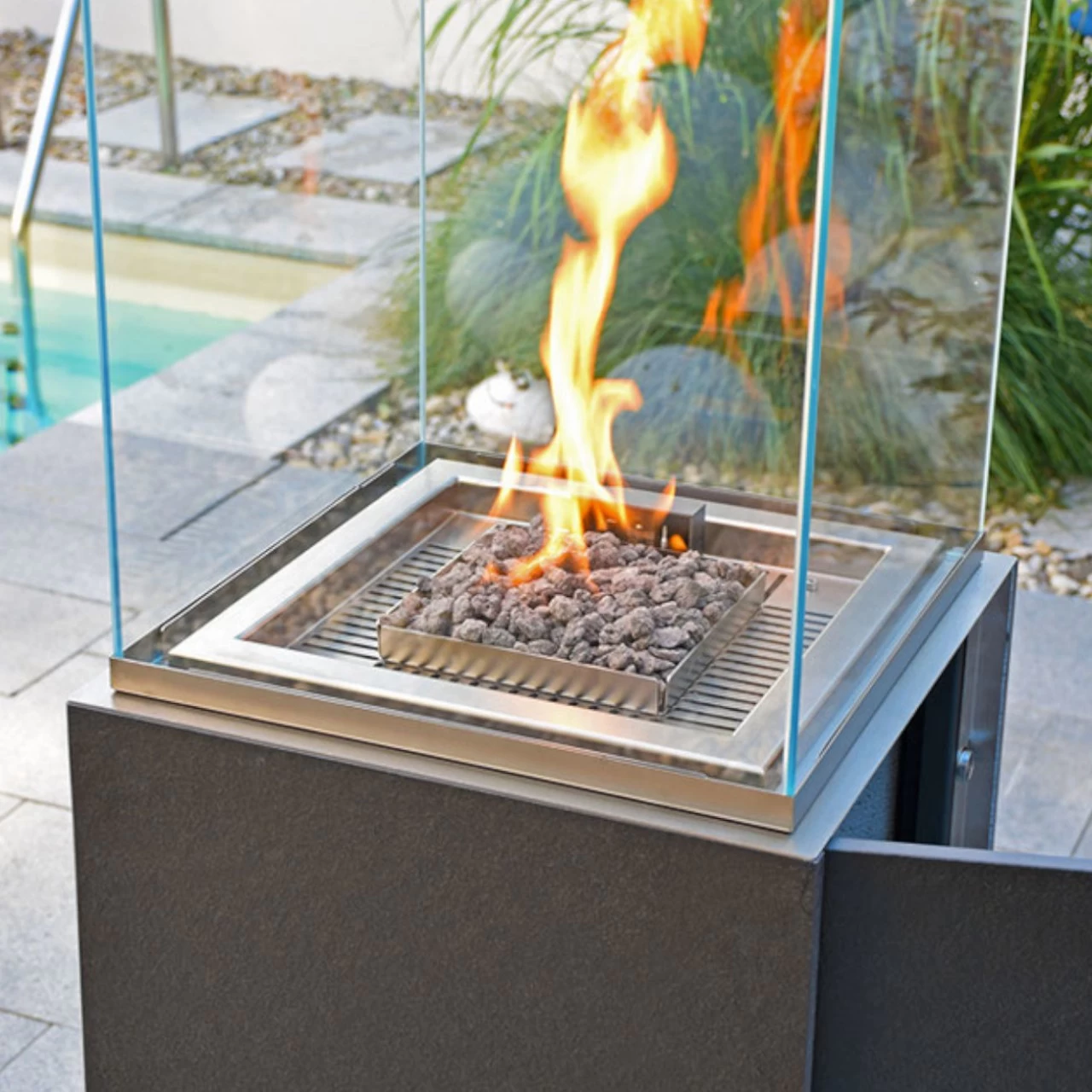 Neocube-o Artic White Terrassenstrahler / Heizstrahler – Bild 8