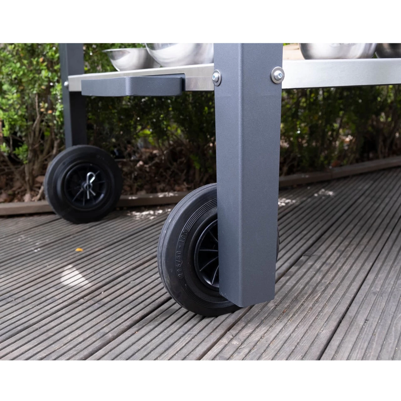 4-Stagioni Holzbackofen Inklusive Edelstahl Arbeitstisch – Bild 6