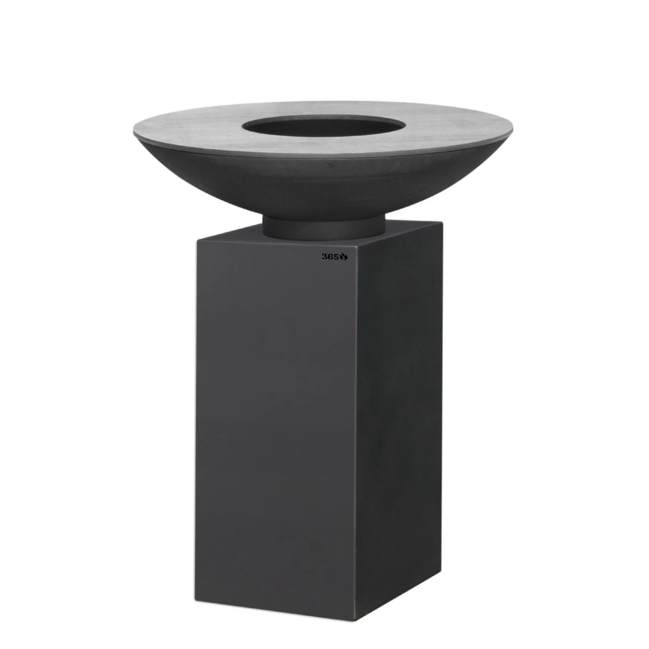 Gartenkamin Plancha Grill PIO80 Schwarz – Bild 2