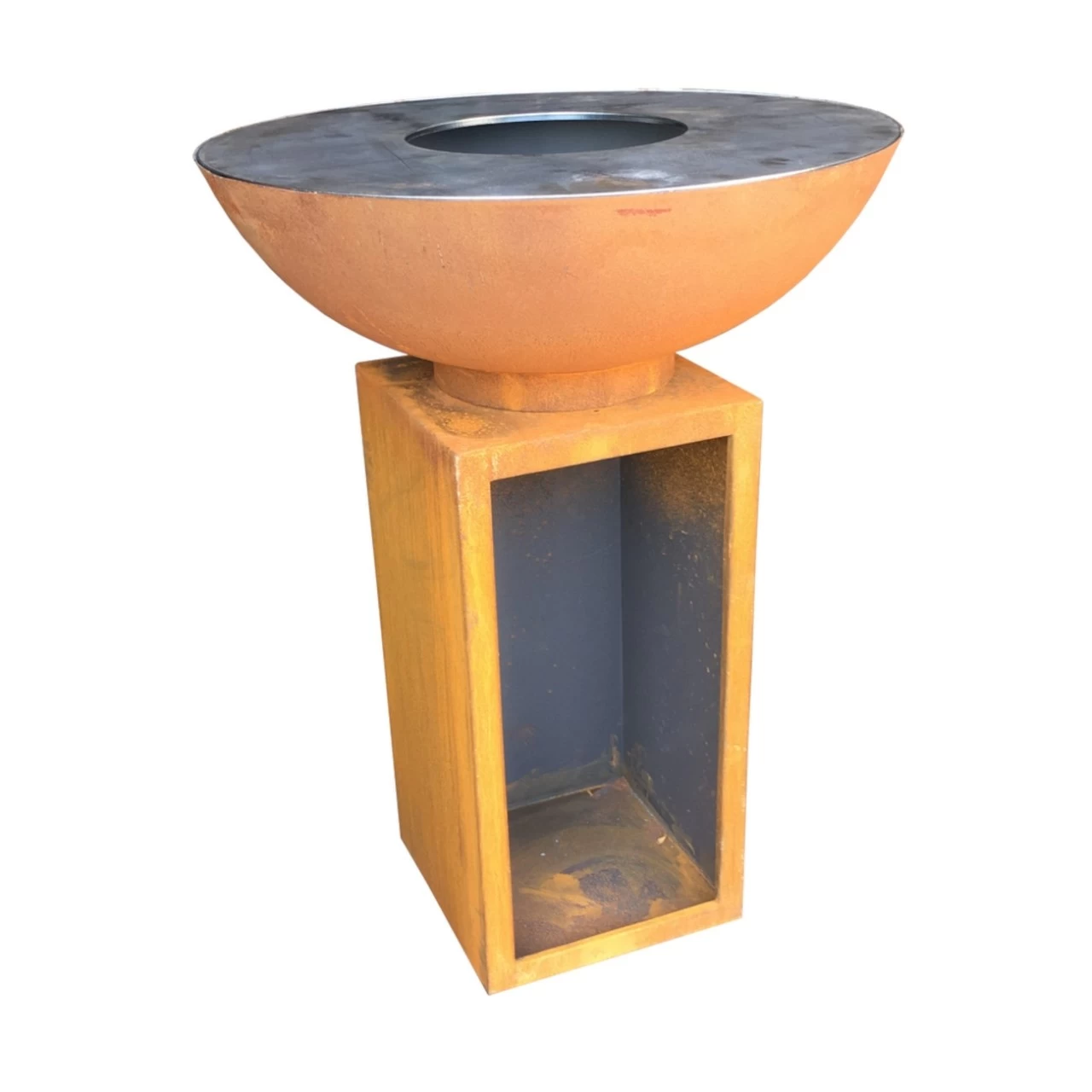 Plancha Grill Gartenkamin Grill Eye 80 Cortenstahl – Bild 2