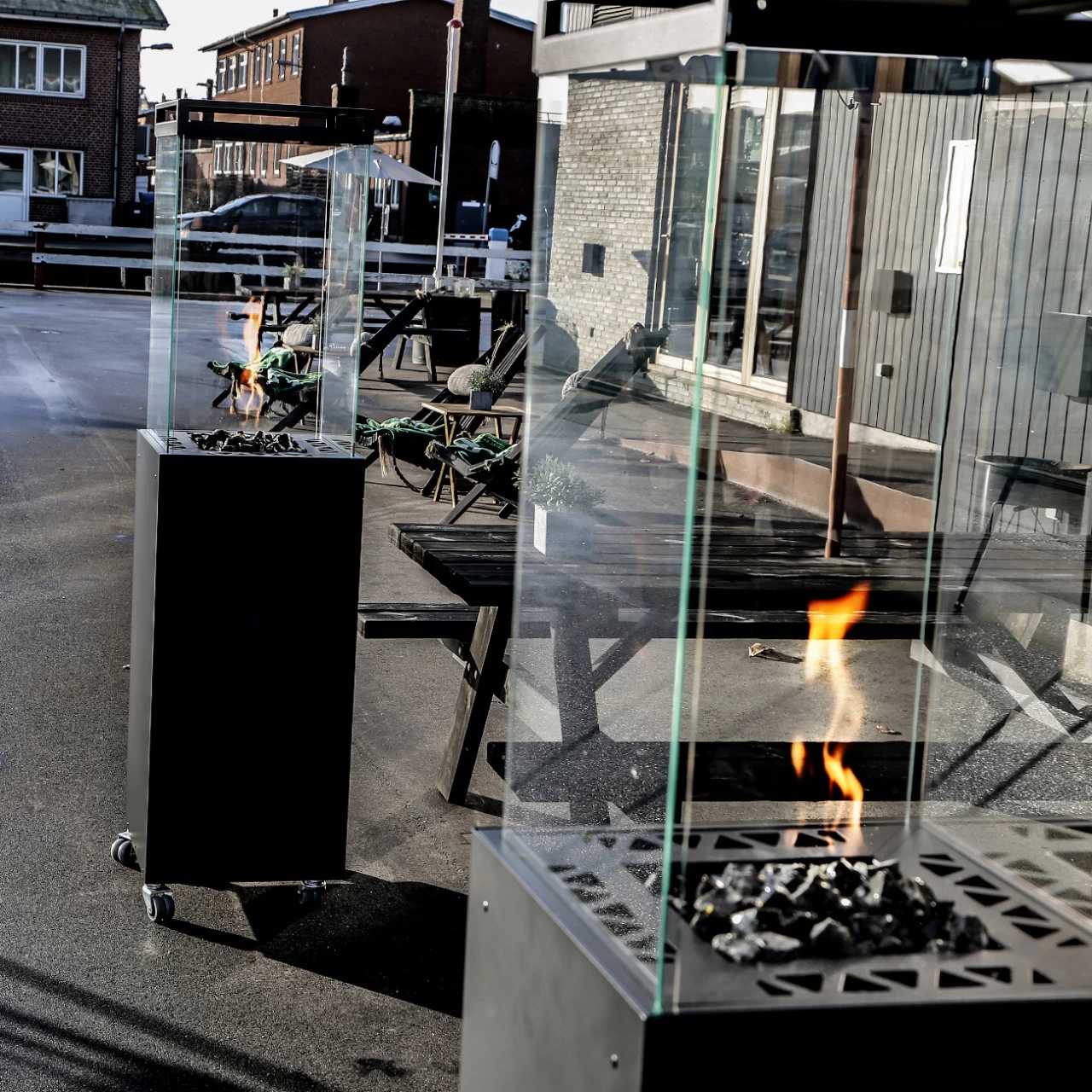 Ausstellungsstück Skagen Gasheizpilz / Gasheizstrahler / Gaskamin Inkl Schutzhülle – Bild 8