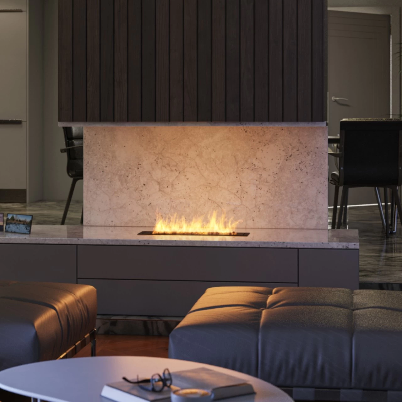 Slim Line Black 600 Ethanol Brenner – Bild 8