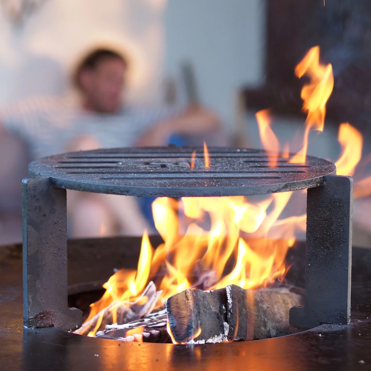 Gartenkamin Plancha Grill TALYN Cortenstahl – Bild 7