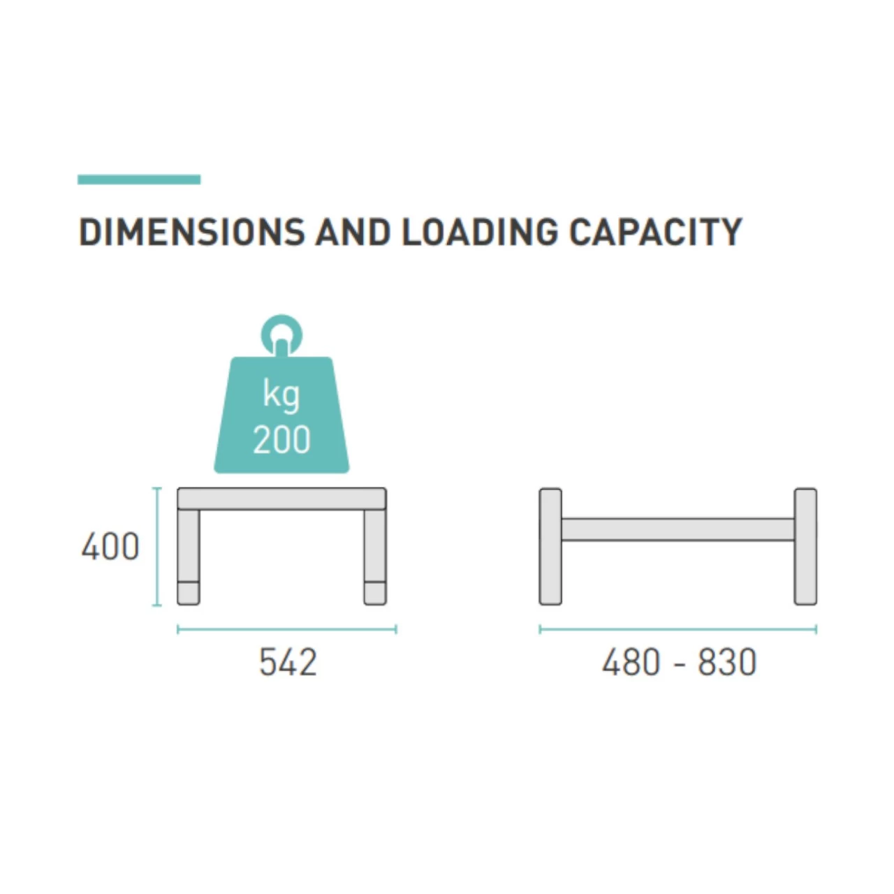 Untergestell SP850 Bis 200 Kg Für Klimaanlagen Und Wärmepumpen – Bild 2