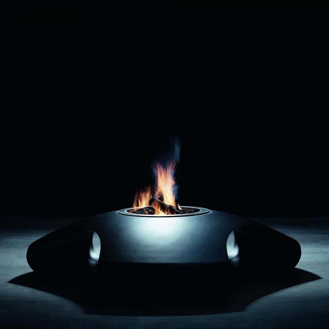 Vaudeville Designer Feuerschale Gartenkamin Optionaler Grill