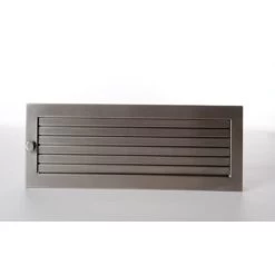 CB-Revisions-Warmluftgitter 45x45 Edelstahl Matt