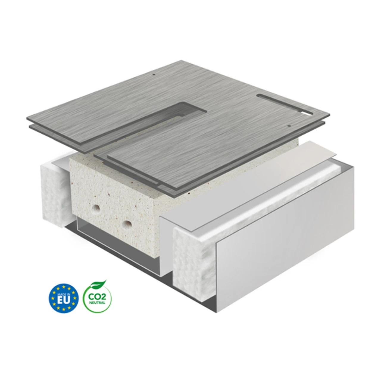 Kreta Bioethanol Kamin Naturstein Schwarz Mit Steindekor – Bild 8