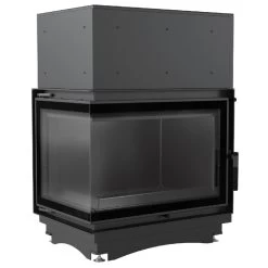 Zuzia Eco Aqua 12kW Deco Wasser Eckkamineinsatz Links Verglast